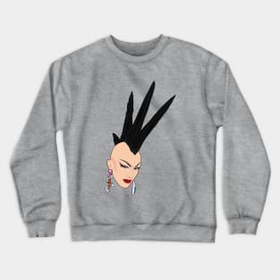 Sasha Velour Mohawk Crewneck Sweatshirt